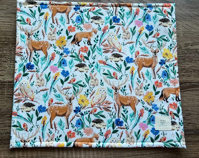 Forest Friends Vinyl Front Cross Stitch Project Bag - Etsy