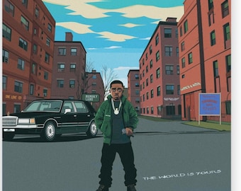 NAS Illmatic Inspired Hip Hop Classic Poster
