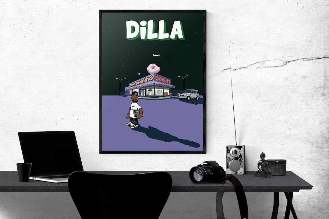 J Dilla Homage Hip Hop Poster Museum-quality Posters - Etsy