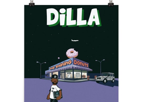 J Dilla Homage Hip Hop Poster Museum-quality Posters - Etsy