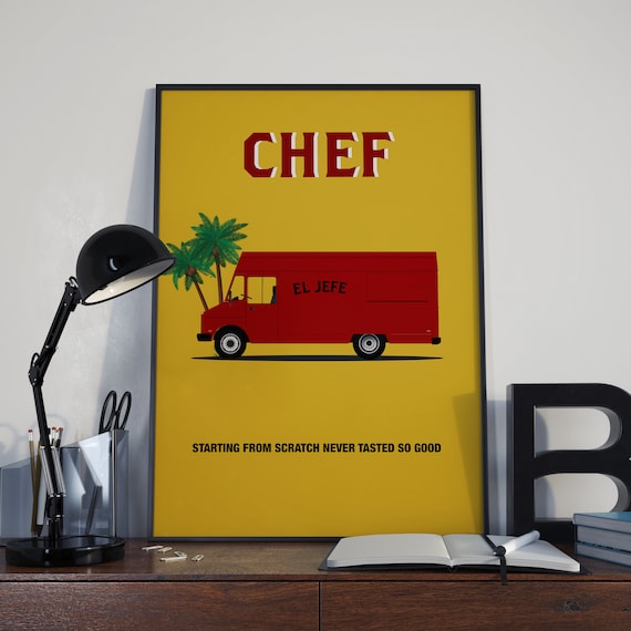 Chef Movie Inspired Minimal Wall Art Poster - Etsy