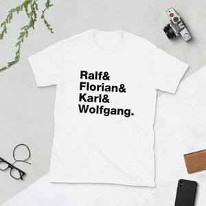 T-shirt unisexe à manches courtes inspiré de Kraftwerk