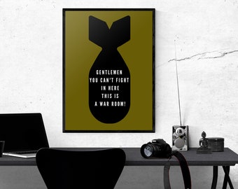 Dr. Strangelove Movie Quote Minimal Art Peter Sellers Poster