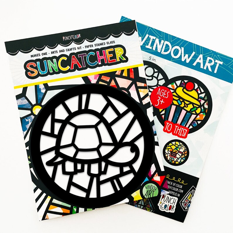 Turtle birthday party favors for kids. Toddler pet-themed art activity.