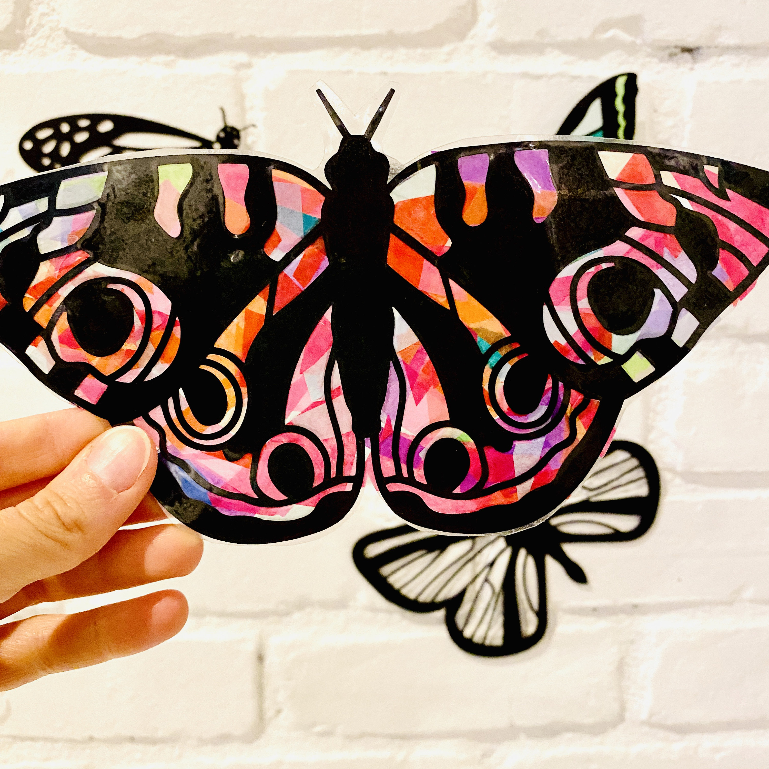Butterfly Suncatcher Kit - Kids Arts and Crafts Kit - Adult Craft Kit ...