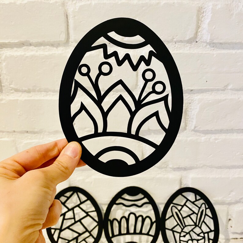 Easter egg suncatcher kit Arts and crafts kit for kids Etsy