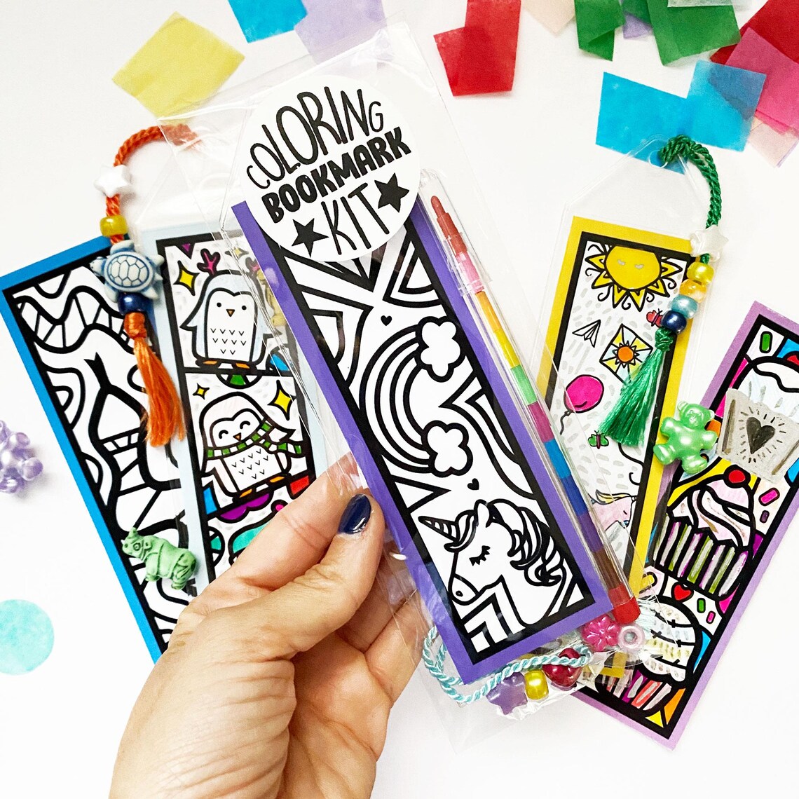 Printable Snake Party Favors, Snakes Coloring Bookmark Kits, DIY ...