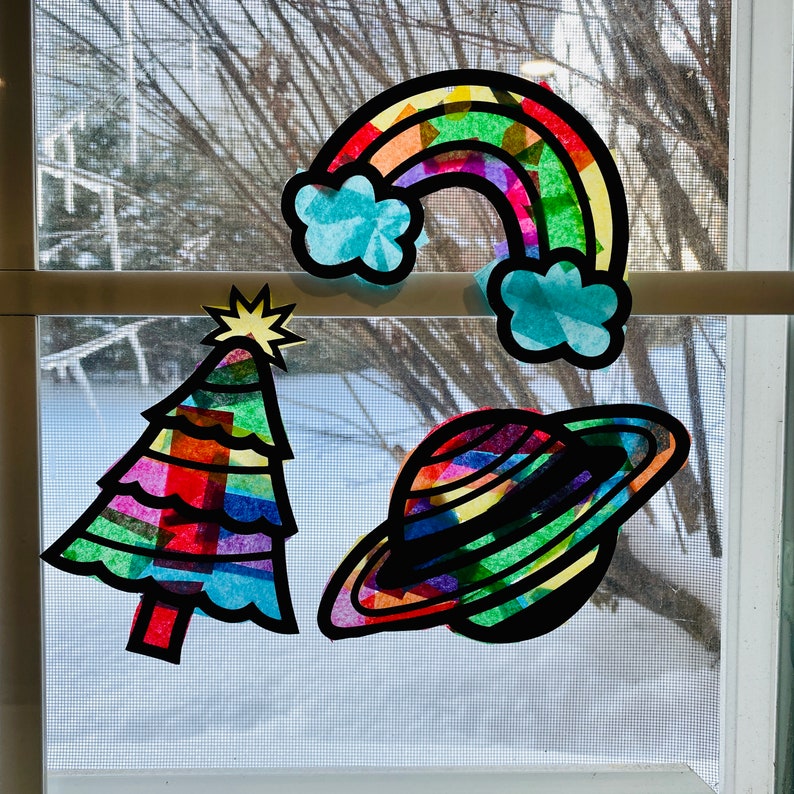 Mini Heart Suncatcher Kit Classroom Valentine for Kids Etsy