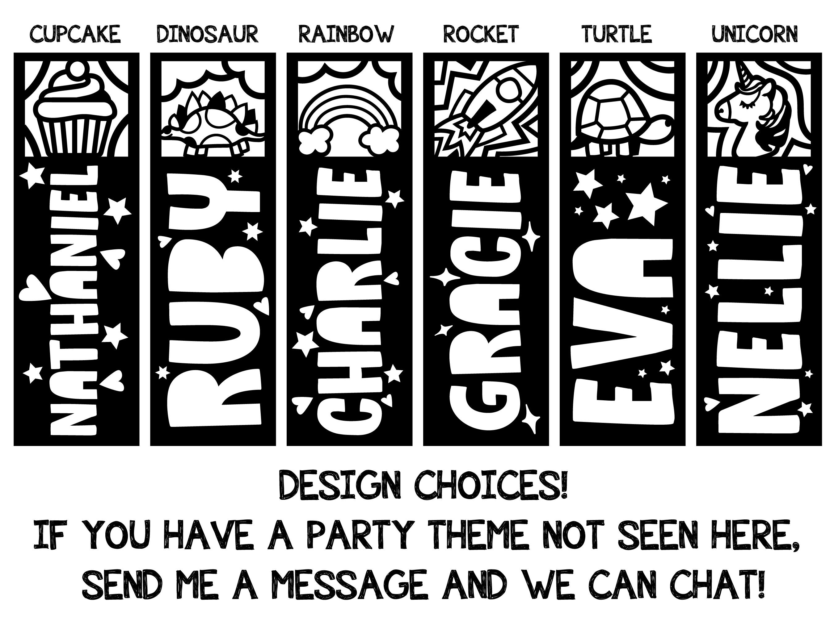 Personalized Suncatcher Bookmark Craft Kit Party Favors for Etsy