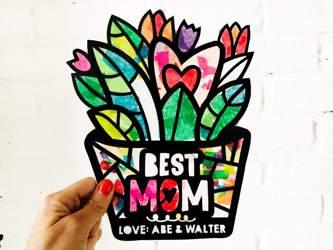 Plant Lover Best Mom Suncatcher Kit Plant Gifts for Mom From Etsy