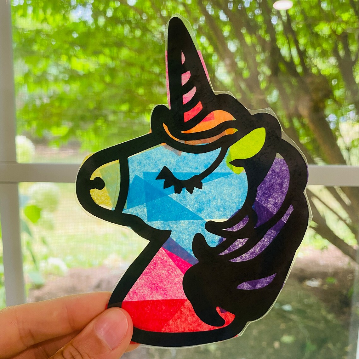 Unicorn Suncatcher Kit Small Party Favors Kids Birthday Etsy