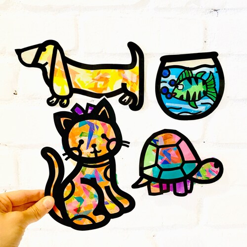 Butterfly Suncatcher Kit Kids Arts and Crafts Kit Adult Etsy Singapore