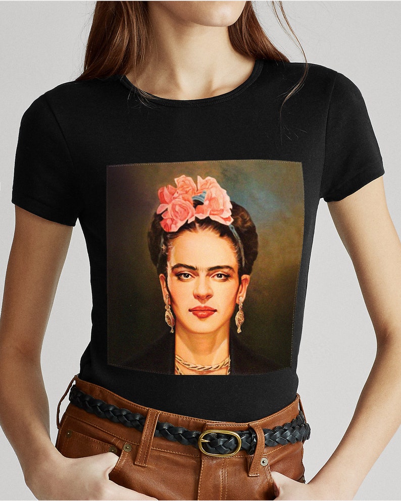 Frida Kahlo Shirt Women Empowerment Shirt Linen Canvas | Etsy