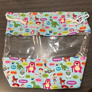 Peekaboo toy bag/ toy storage bag/ drawstring toy storage bag / toy bag/ unique gift/ toy storage/ toy organizer