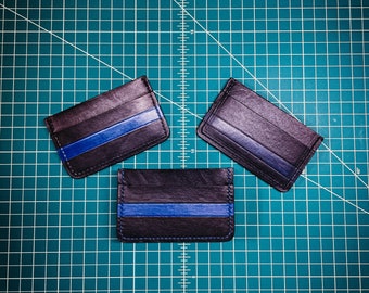 Gift for police thin blue line gift police officer gift law enforcement wallet thin blue line business card wallet police lives matter