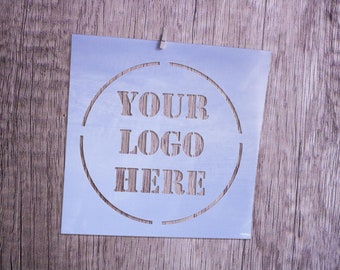 Plantilla personalizada para pintura en aerosol / Plantilla de pared personalizada para pintar / Plantilla personalizada con logotipo para aerógrafo / Plantilla reutilizable para arte