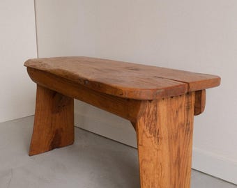 Smokey Mountain Live Edge Bench