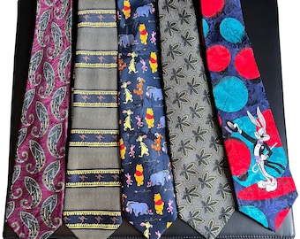 Estate Collection of 5 Unique Ties – Curated Vintage Style from ‘The Tie Guy' 3