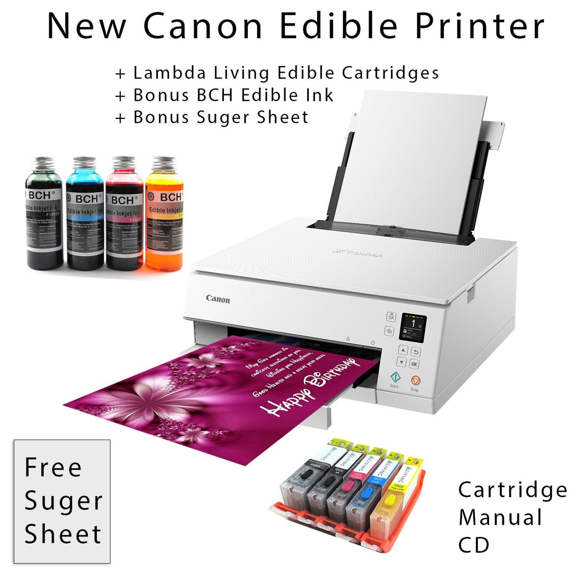 New Edible Canon Pixma TS6320 Wireless AllinOne Printer Etsy
