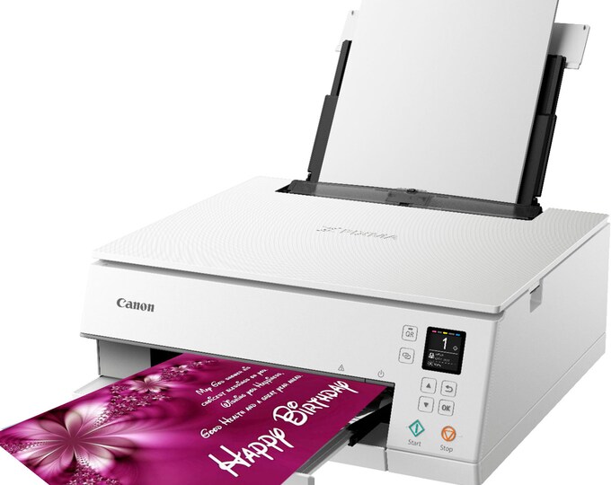 New Edible Canon Pixma TS6320 Wireless Allinone Printer Bundle With