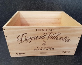 FRENCH 6 Bottle size Wine Box - LIVRAISON GRATUITE