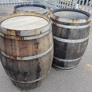 Wine Barrel - 55 Gallon, Great For Tables, Garden Features, Home Brewing