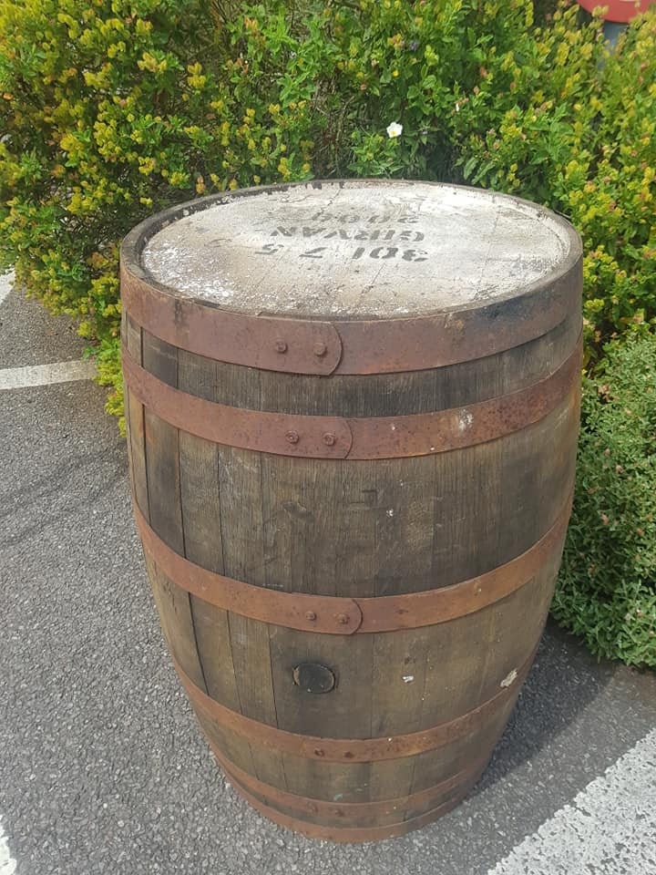 Reclaimed 200L Rustic Solid Oak Wooden Whisky Barrels Cask Keg