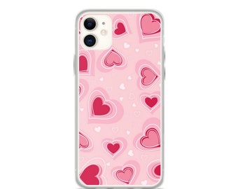Hearts iPhone Case, Lovers iPhone Case, Love iPhone Case, iPhone 11 Case, iPhone 11 Pro Max Case
