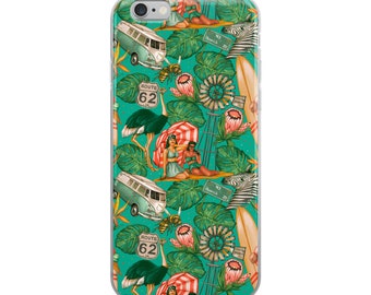 Beach iPhone Case, Collage iPhone Case, Summer iPhone Case, Hippie iPhone Case, iPhone x case, iPhone xs case, iPhone xr case, iPhone xs max