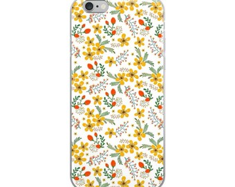 Flowers iPhone Case, Flowers Phone Case, Yellow Flower iPhone Case, Floral iPhone case, Floral phone case, iPhone XS Case, iPhone XS Max Cas