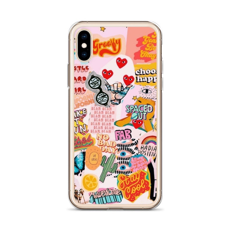 Collage iPhone Case Pink Collage iPhone Case Summer iPhone Etsy