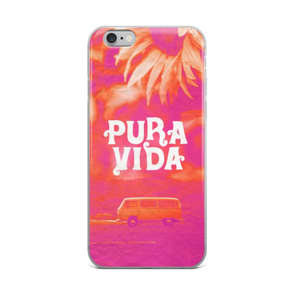 Pura Vida iPhone Case, Positive Vibes iPhone Case, Good Vibes iPhone