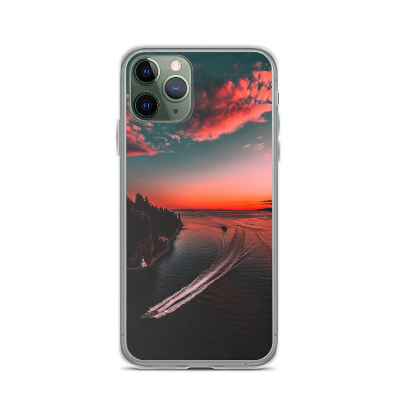 Red Sky iPhone Case Sunset iPhone Case iPhone 11 Case Vintage iPhone Case iPhone 11 Pro Max Case Beach iPhone Case
