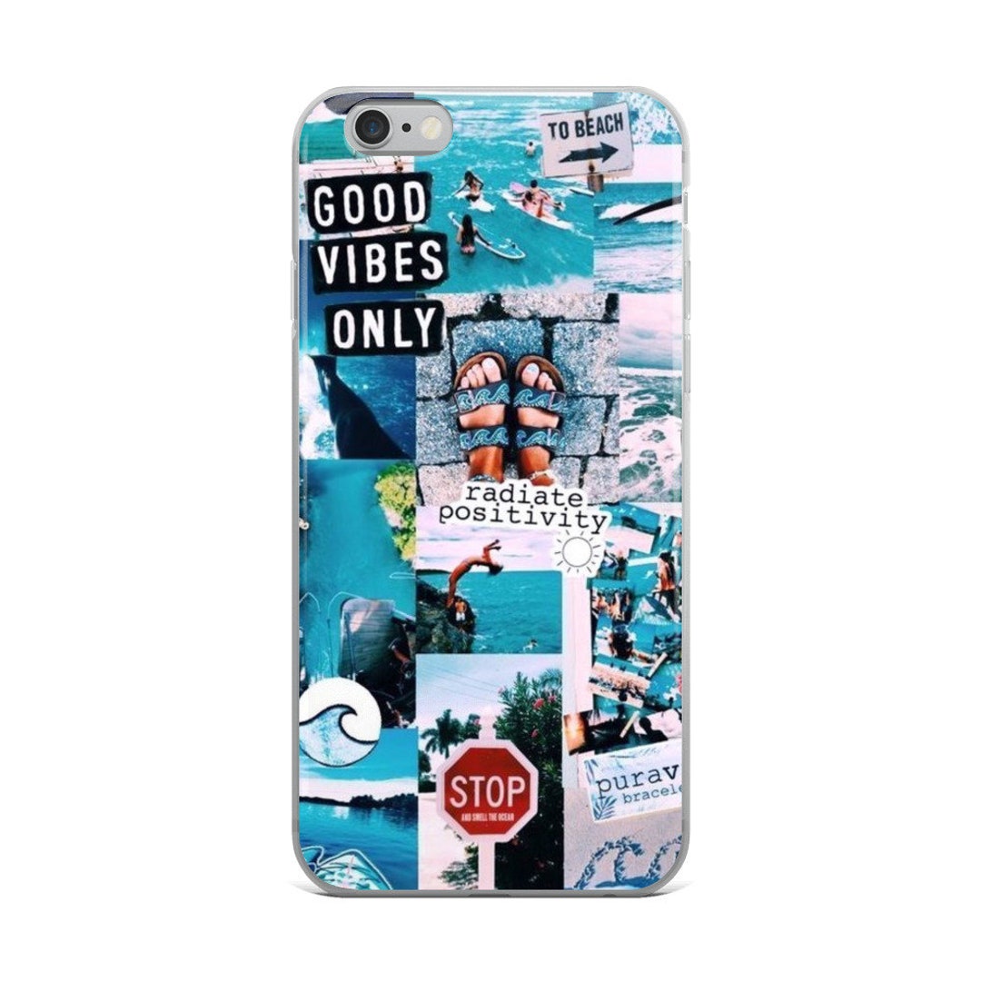 Good Vibes iPhone Case Aesthetic Phone Case Collage iPhone Etsy