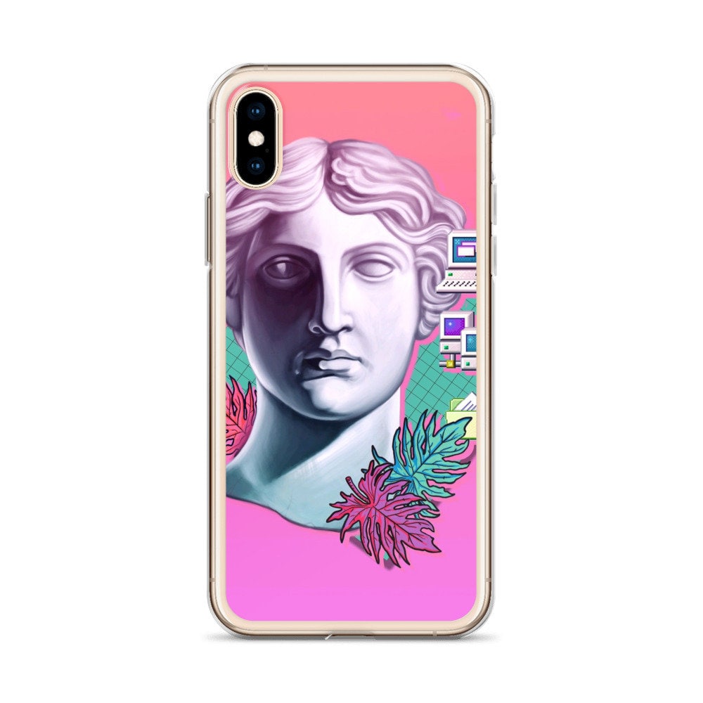 Vaporwave iPhone Case Aesthetic iPhone Case Abstract iPhone Etsy