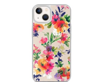 Floral iPhone Case , Summer iPhone Case , Colorful iPhone Case , iPhone xr case , iPhone xs case, iPhone 12 Case, iPhone 13 Case