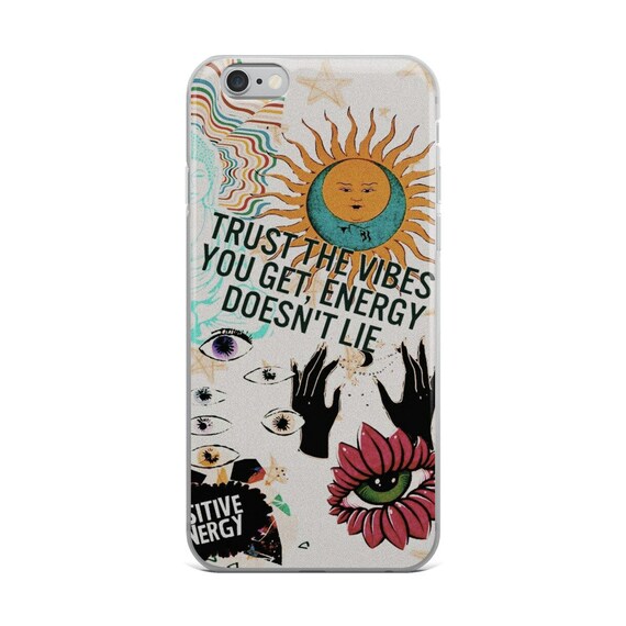 Positive Energy Iphone Case Collage Iphone Case Aesthetic Etsy