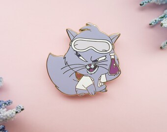 Yzma scientist Enamel Pin - Cute Enamel Pins - Cat Enamel Pin - Cute Lapel Pins - Disney Enamel Pin - Castlecreationsandco
