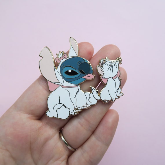 Lilo and Stitch 'Sitting Stitch' Enamel Pin - Distinct Pins