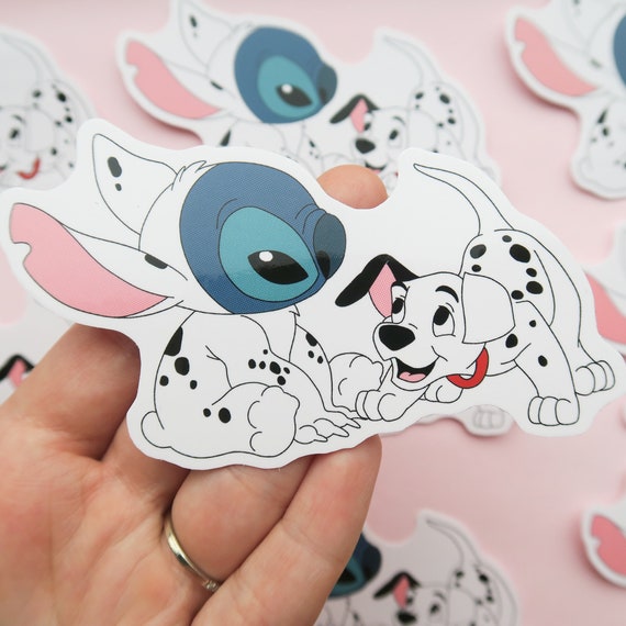 Stitch and Dalmation Sticker - 101 Dalmations - Cute Stickers - Disney  Stickers - Journal Stickers- Planner Stickers - Castlecreationsandco