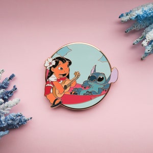 Lilo en Stitch Disney pin - Cute Emaille Pins - Kat Emaille Pin - Leuke kat Pins - Disney Emaille Pin - Castlecreationsandco