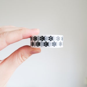 Aristocats Paws Washi Tape - Cute White Washi Tape - Cats Washi Tape - Disney Washi Tape - Castlecreationsandco