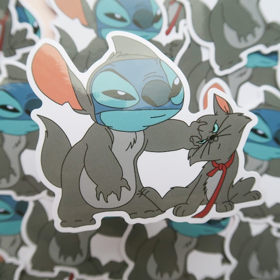 Stitch y Berlioz Sticker - Pegatinas lindas - Pegatinas disney - Pegatinas  de diario - Pegatinas de planificador - Castlecreationsandco