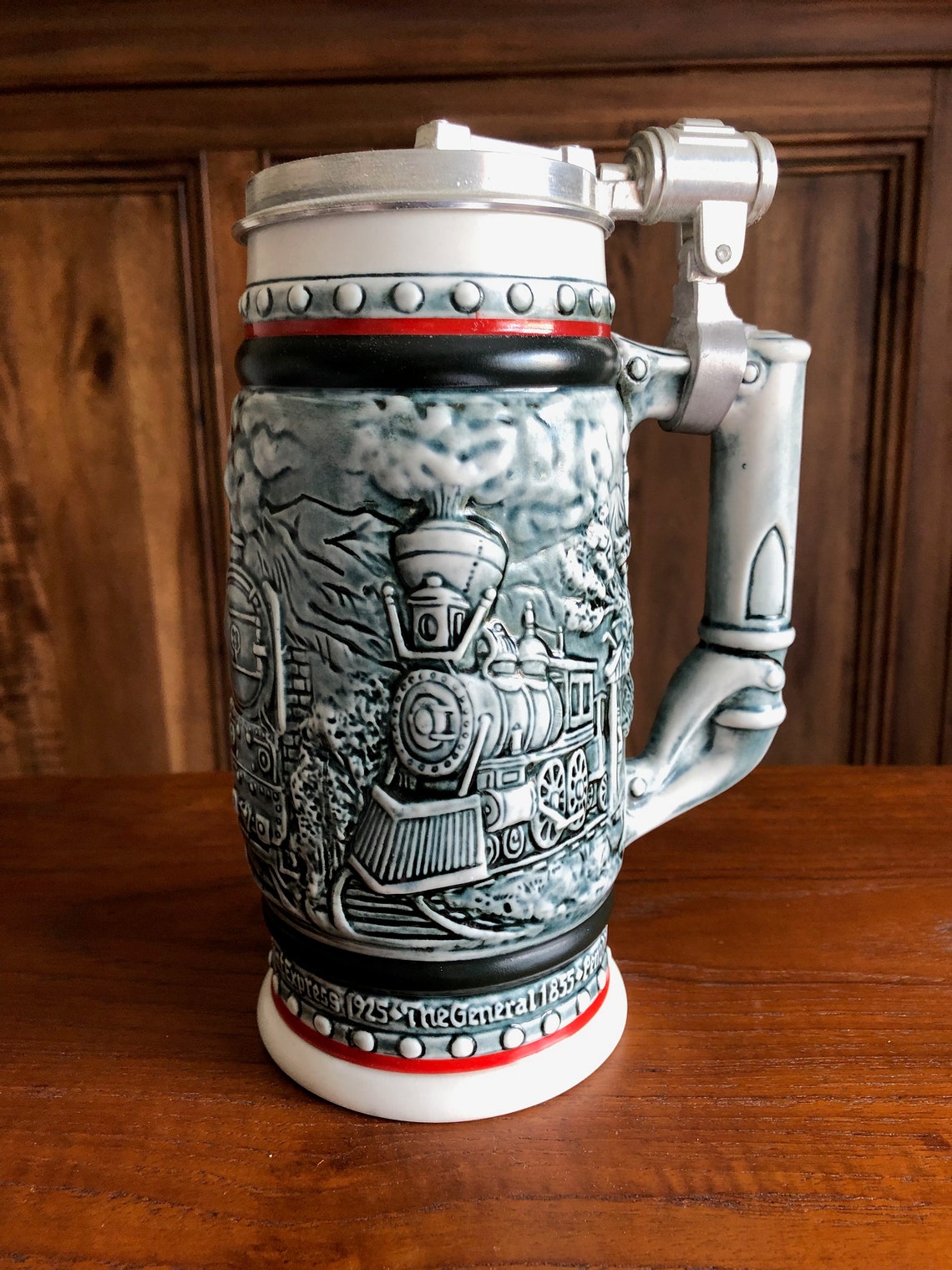 Vintage Avon 1983 Collectable Historic Steam Trains Beer Stein Etsy