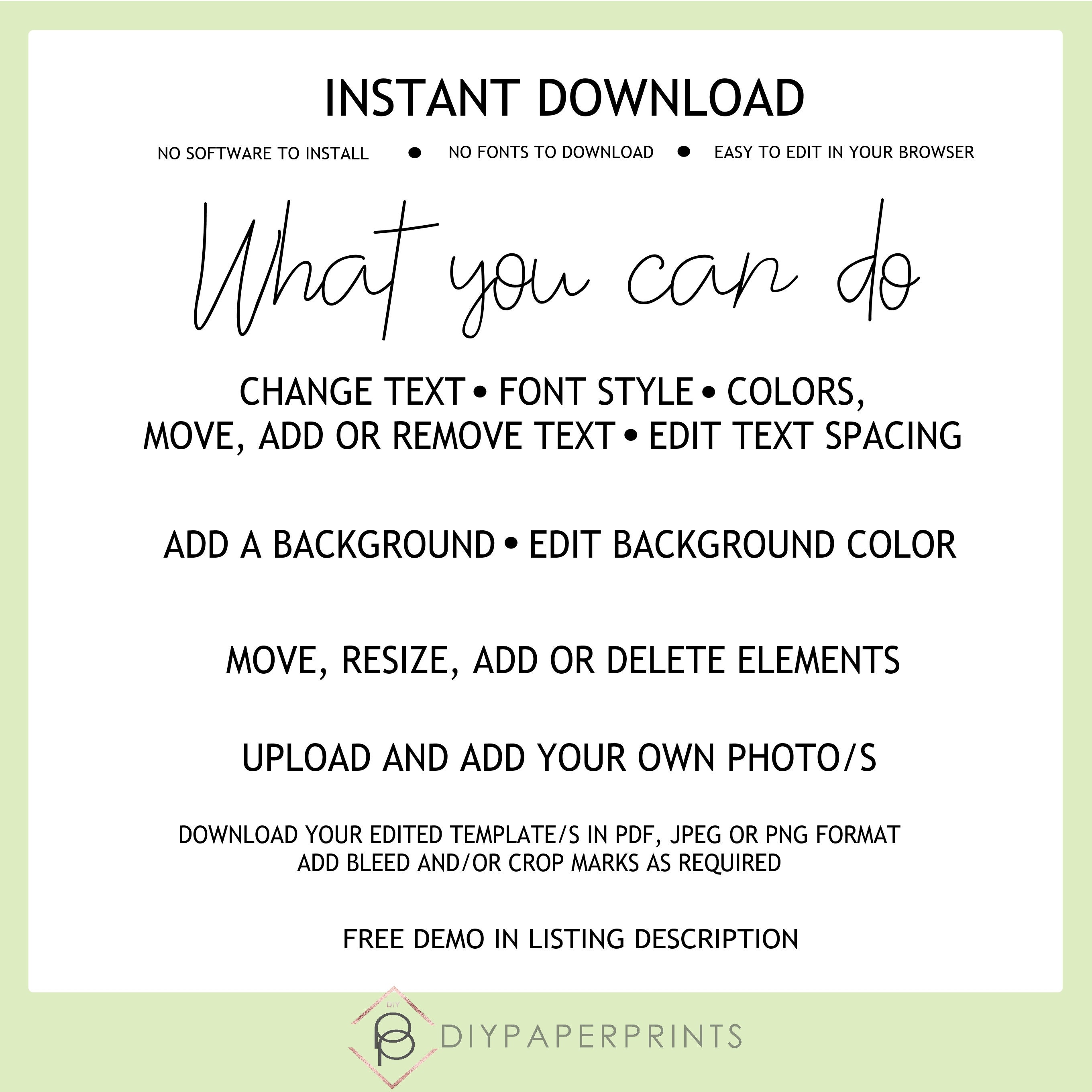 Photo Booth Sign Printable Wedding Photo Booth Props Pink Etsy