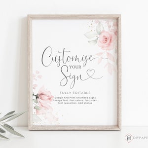 Funeral Bundle Set, Pink Celebration of Life, Funeral Memorial Pack, In Loving Memory Suite, Printable Editable Funeral Templates F-IZZY image 5