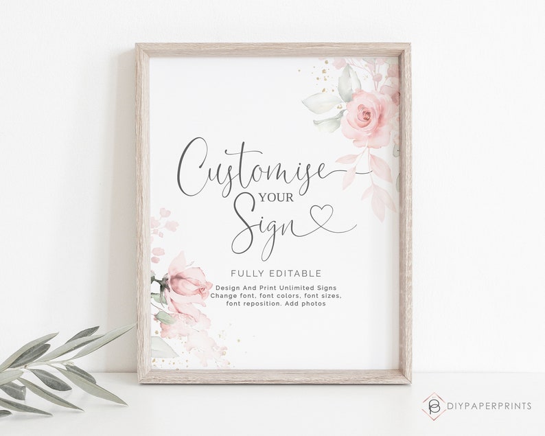 Funeral Bundle Set, Pink Celebration of Life, Funeral Memorial Pack, In Loving Memory Suite, Printable Editable Funeral Templates F-IZZY image 5
