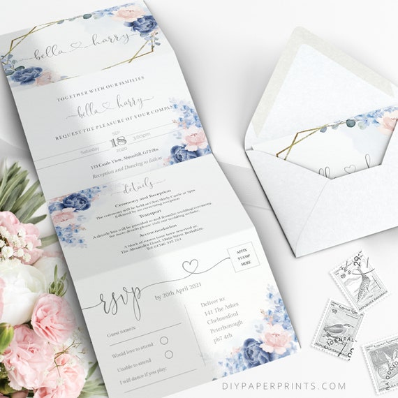 Folding Invitation Card Template Folding Invitation Card Template