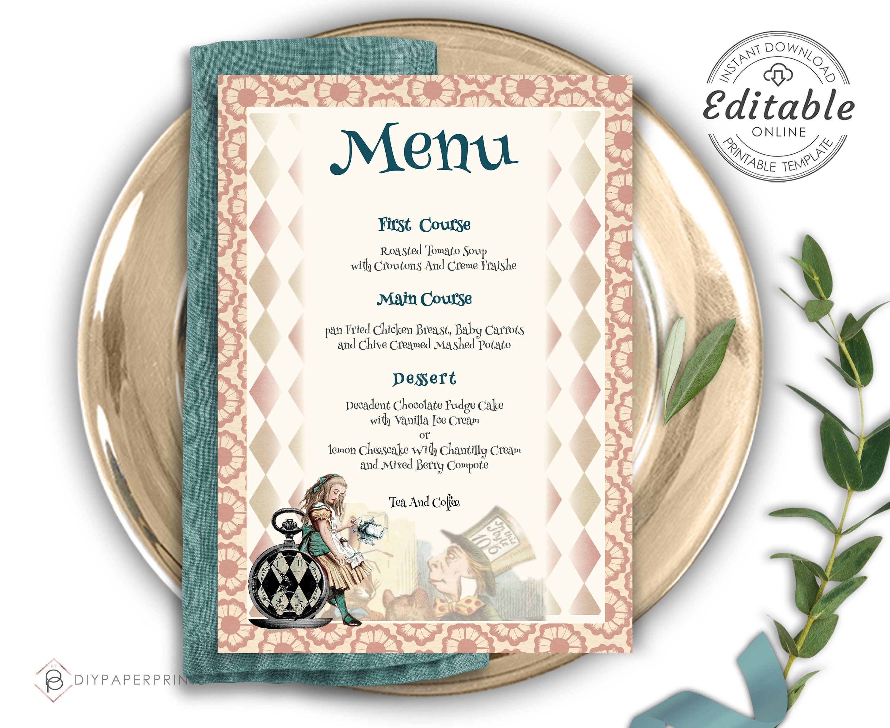 Alice In Wonderland Templates