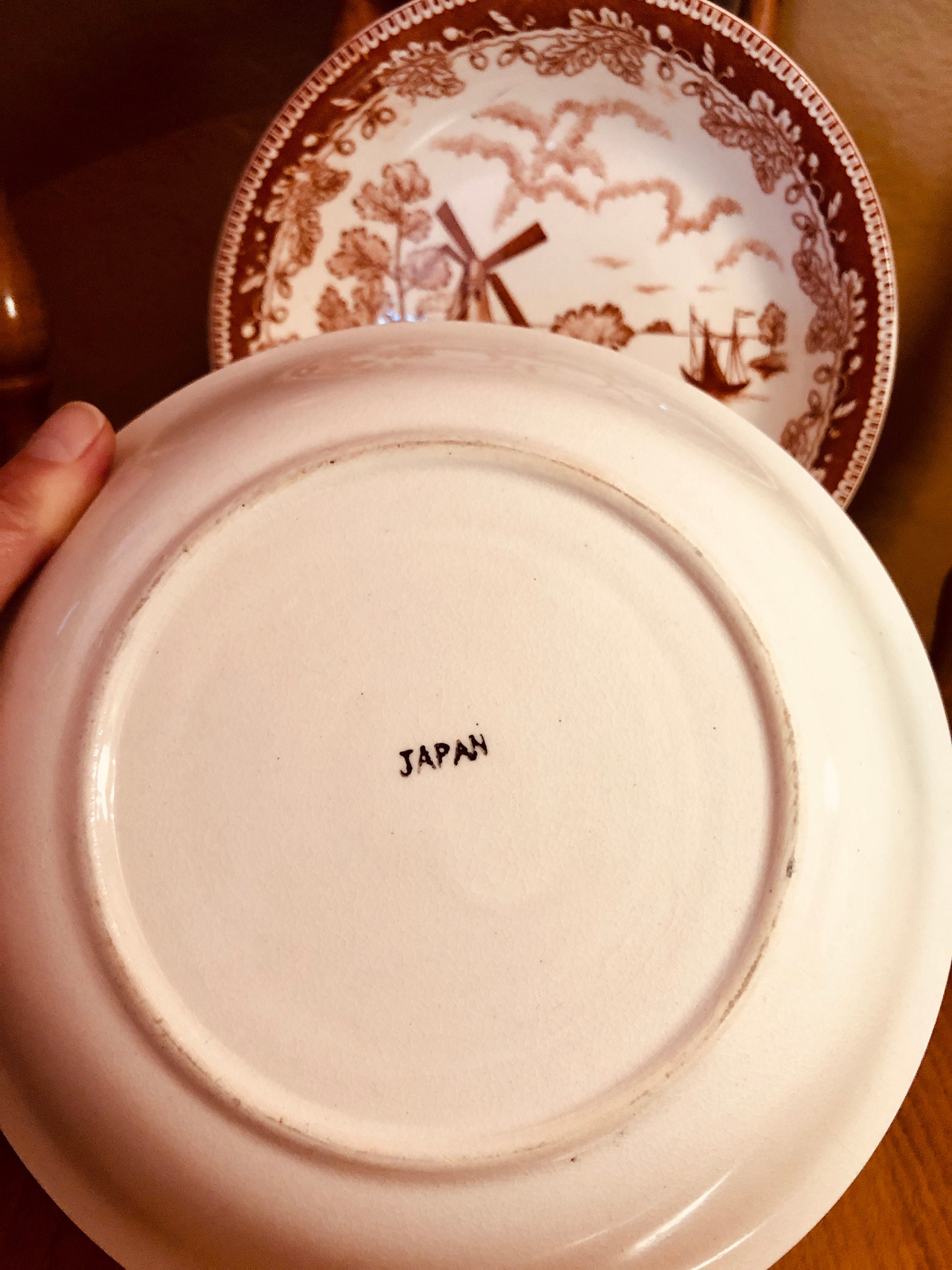 Set of Two Vintage Bowls With Windmill Design Made in Japan - Etsy